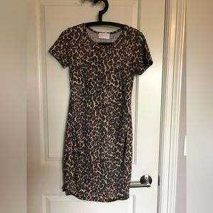 French grey maternity dress
